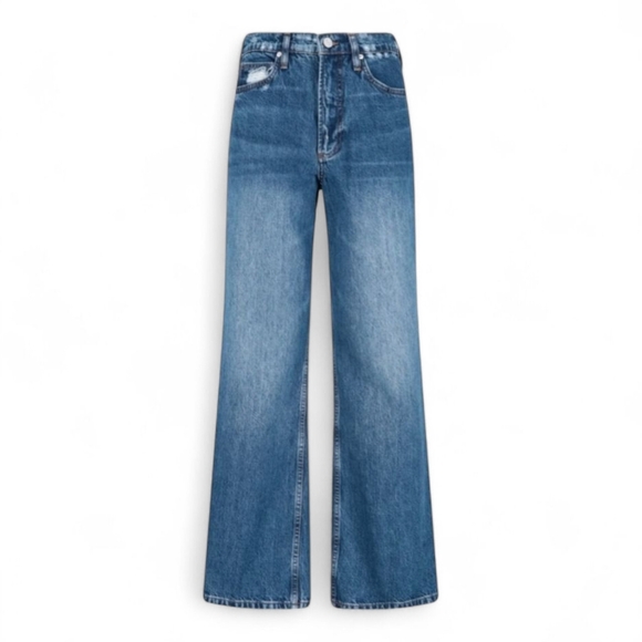 FRAME Le High N Tight Wide Leg Jeans Stearnlee NWT $260 Size 30 - Picture 3 of 11